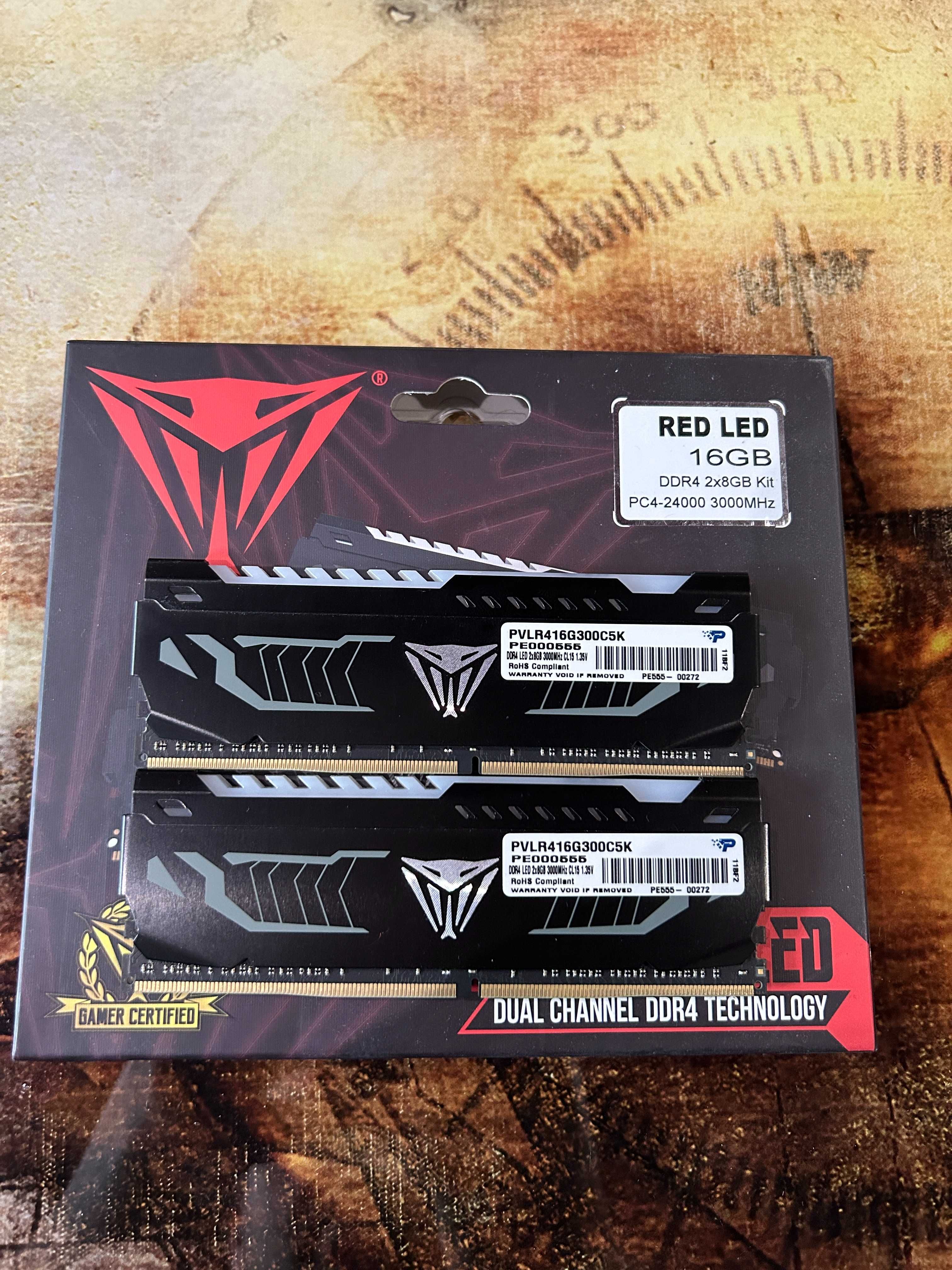 HyperX Beast DDR4 16Gb 3200Mhz Patriot Viper 16Gb 3000Mhz