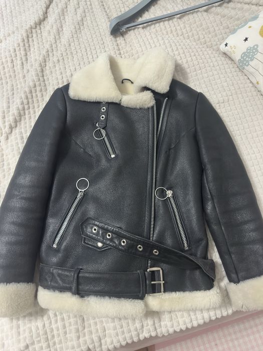 Дублянка косуха чорного кольору натуральна