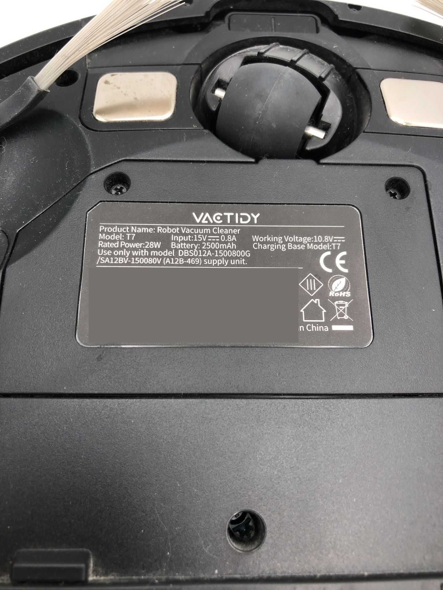 Robot sprzątający Vactidy T7 z mopem 2800Pa Alexa App Siri 120min