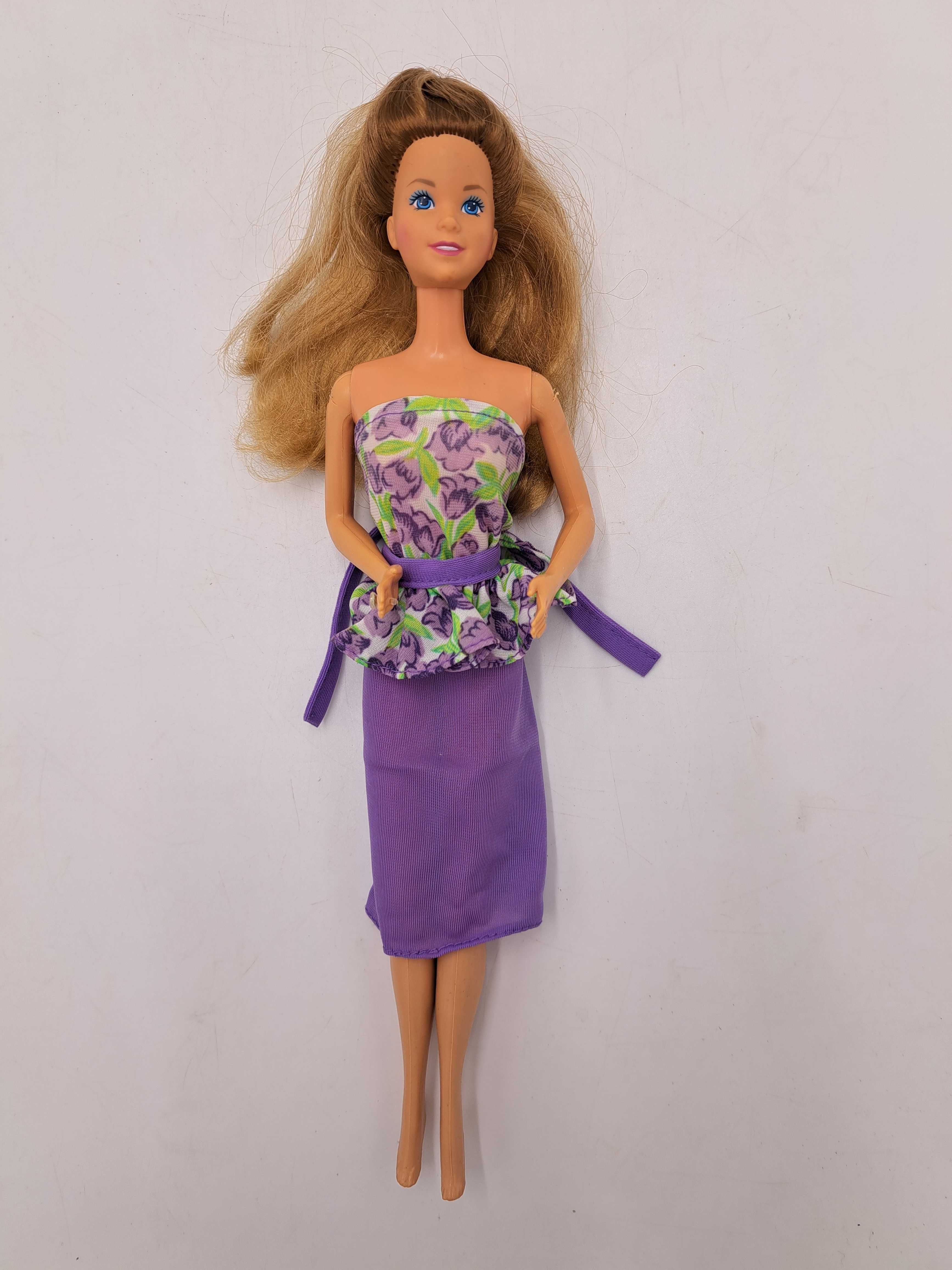 Lalka Barbie Pretty Choices 1986 Mattel Taiwan pierścionek fioletowa