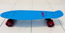 Deskorolka Fiszka Polyprop V3 DStreet Cruiser niebieska stan b.dobry!