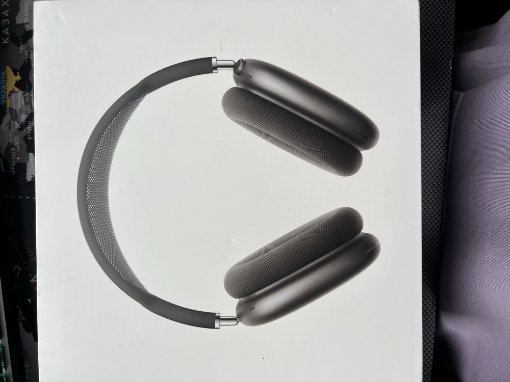 Airpods Max Space Gray with Black Headband