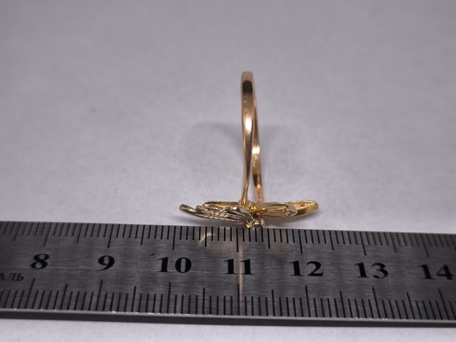 Кольцо золотое 20 размер