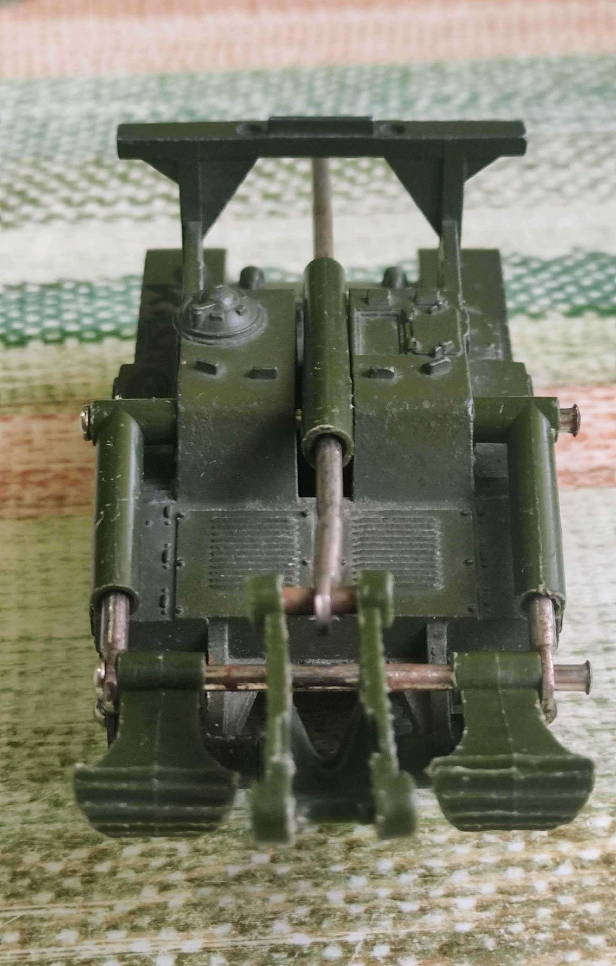 Kolekcjonerski metalowy model czołgu CHAR A.M.X. - UNIKAT !