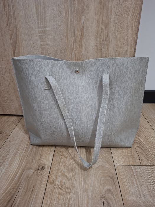 Torebka shopper szara