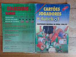 Caderneta de cromos "Cartões jogadores de futebol 1996/97"