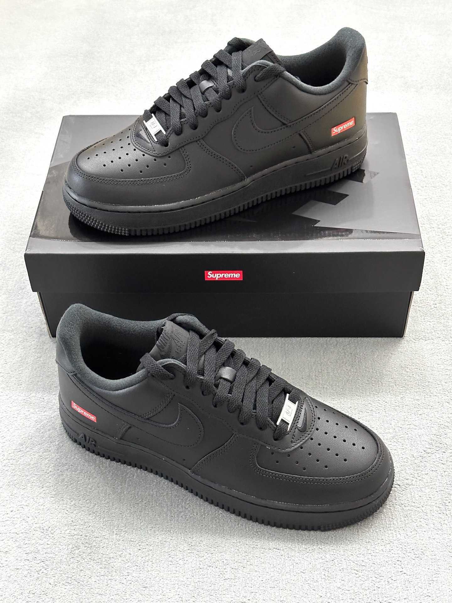 Buty męskie Air _Force 1 Low_Nike_SupremeBlack EU.