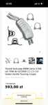 Sprzedam nowy tlumik do Bmw e46 m54