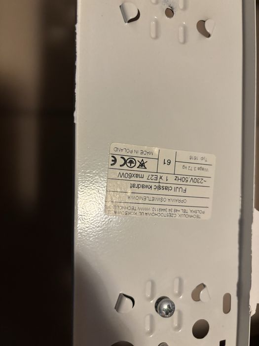 Lampa sufitowa -plafon