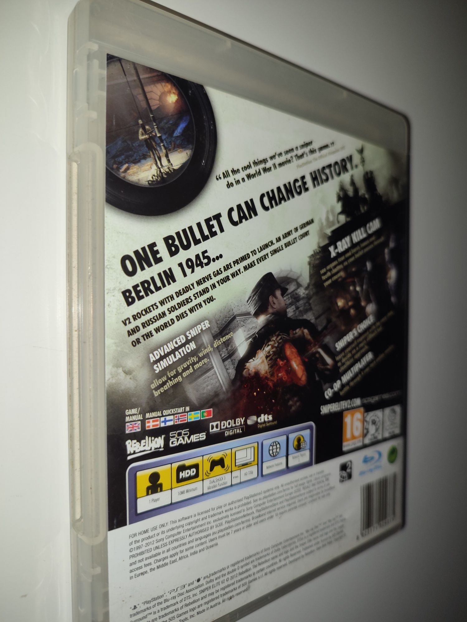 Gra Ps3 Sniper Elite V2 gry PlayStation 3 Minecraft LEGO Crash Spyro