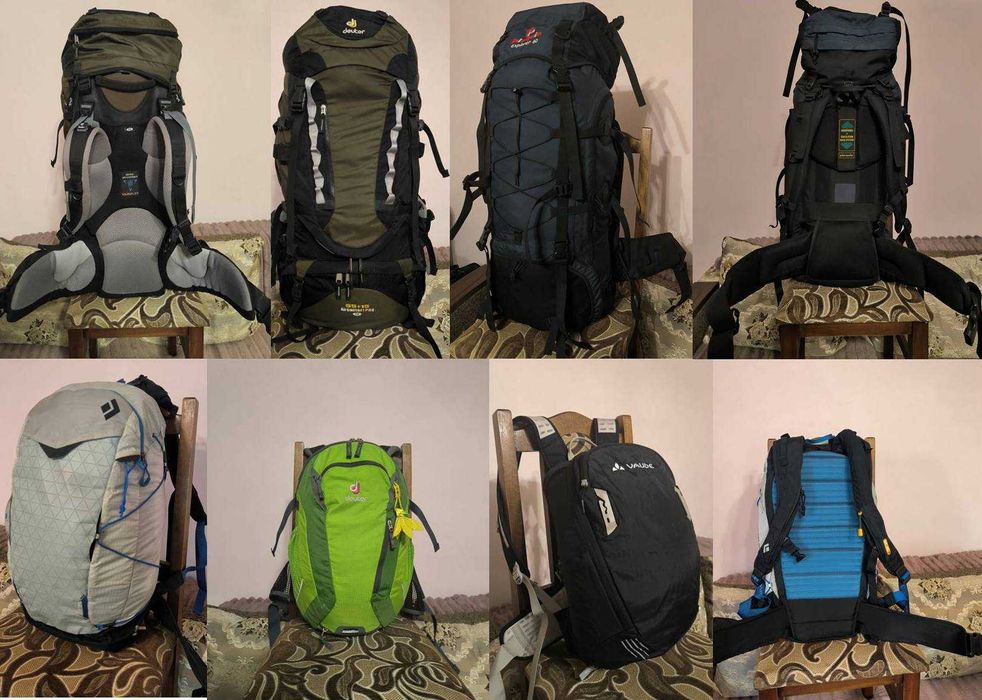 Туристичний рюкзак Deuter Aircontact PRO Black Diamond 28л Vaude 10+3л