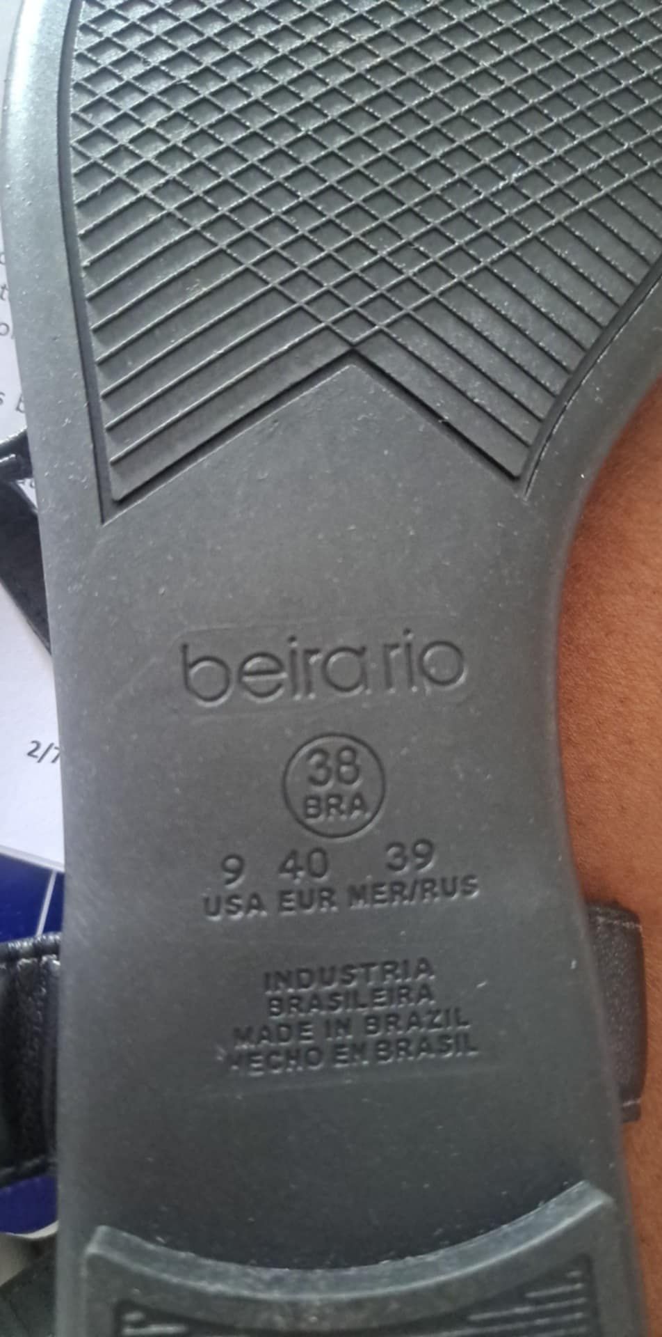 Sandália beira rio Brasil n40