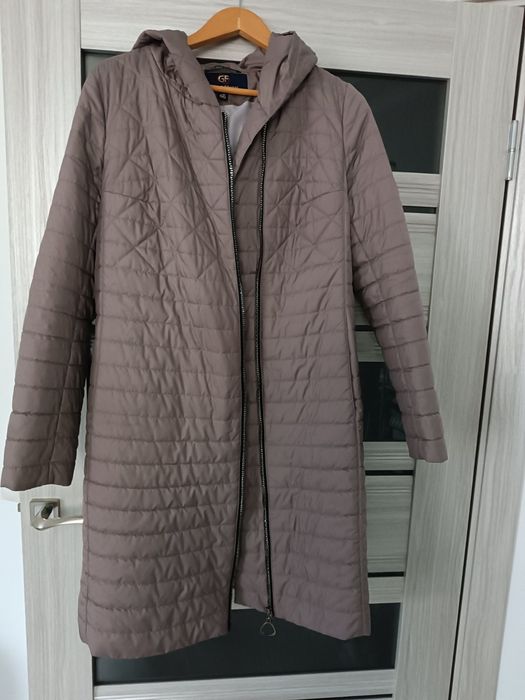 Плащ стьоганий демісезон р.46-48 капучино