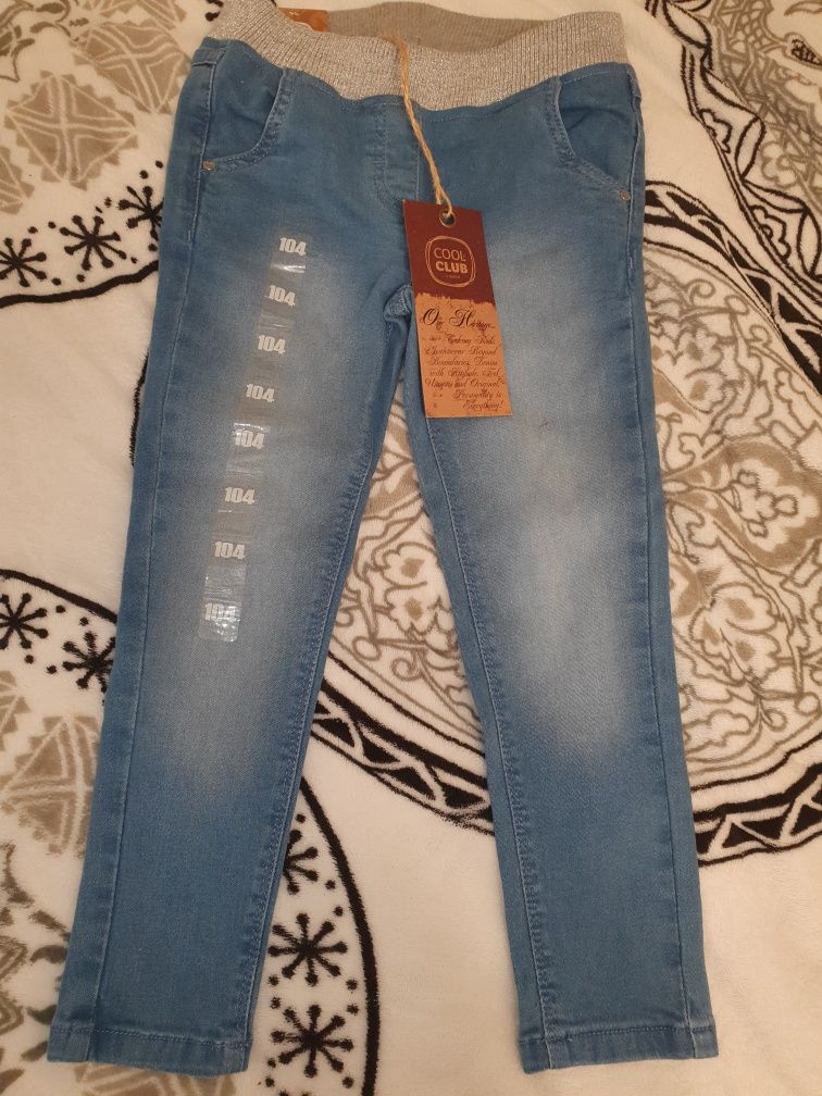 Spodnie jeansy nowe roz 104