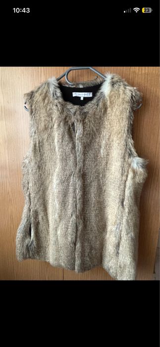 Kamizelka ze sztucznego futerka Zara