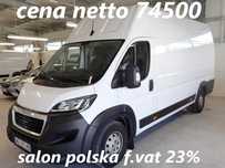 Peugot Boxer L4H3 140km rok 2021 przebieg tylko 97tyś km. cena brutto