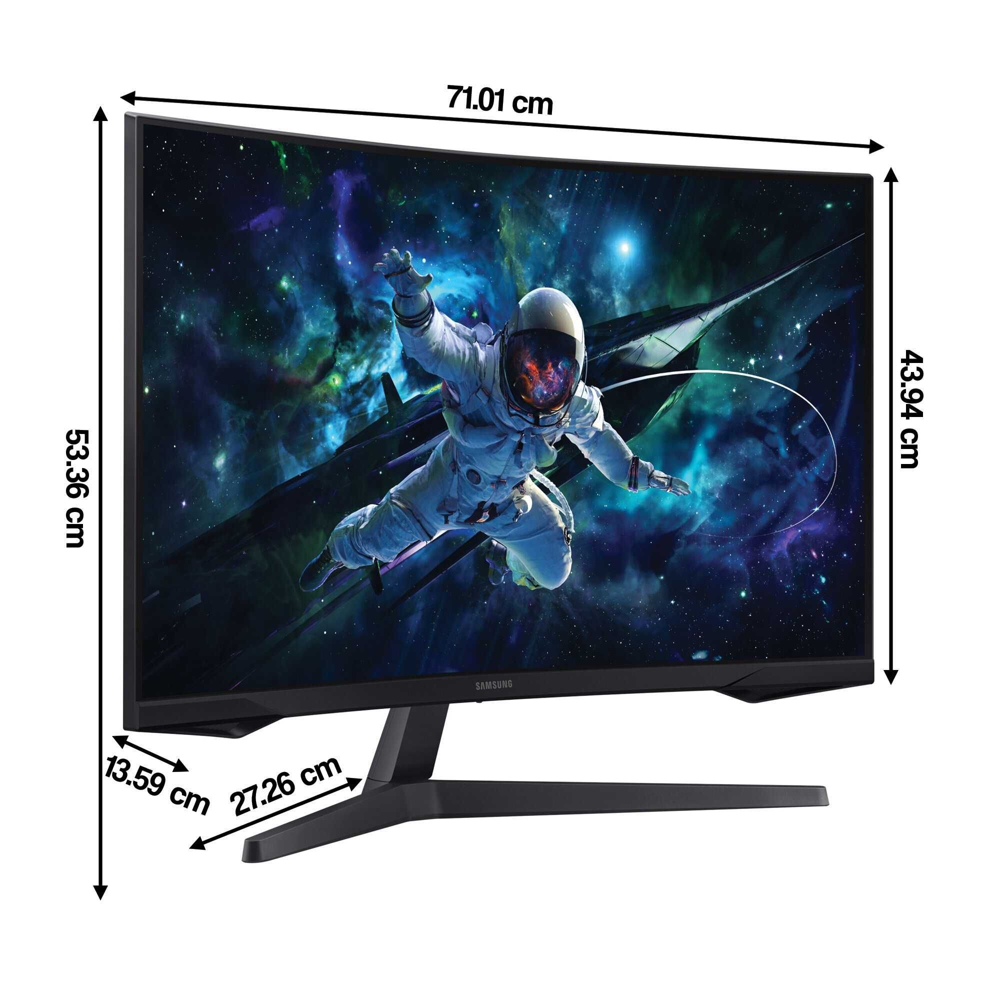 Monitor gamingowy SAMSUNG Odyssey G5 32" 2560x1440px 165Hz Curved