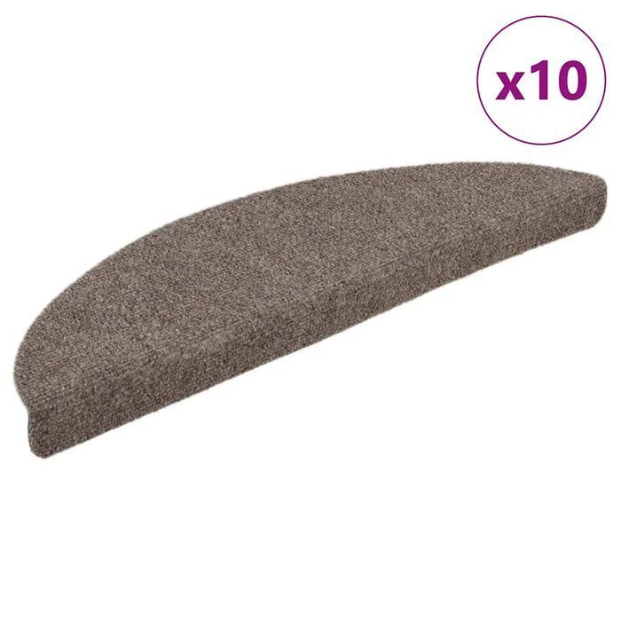 Vidaxl Samoprzylepne Nakładki Na Schody, 10 Szt., Beżowe , 56X17X3 Cm