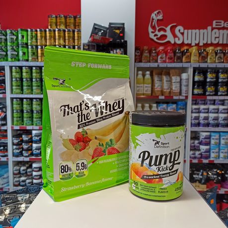 Zestaw Odżywek Sport Definition Białko 700g + Przedtreningówka
