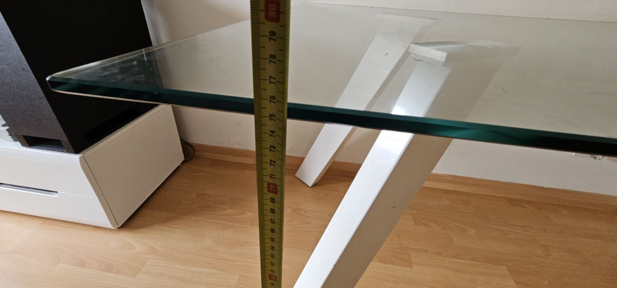 Mesa de Vidro com pernas amoviveis