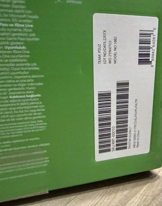 КОНСОЛЬ XBOX SERIES X 1TB BLACK+Геймпад (Б/У в чудовому стані)