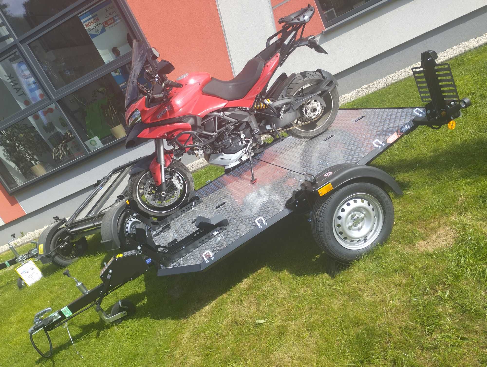 HIT Przyczepa motocklowa Lorries MT2 Nowy model OD RĘKI