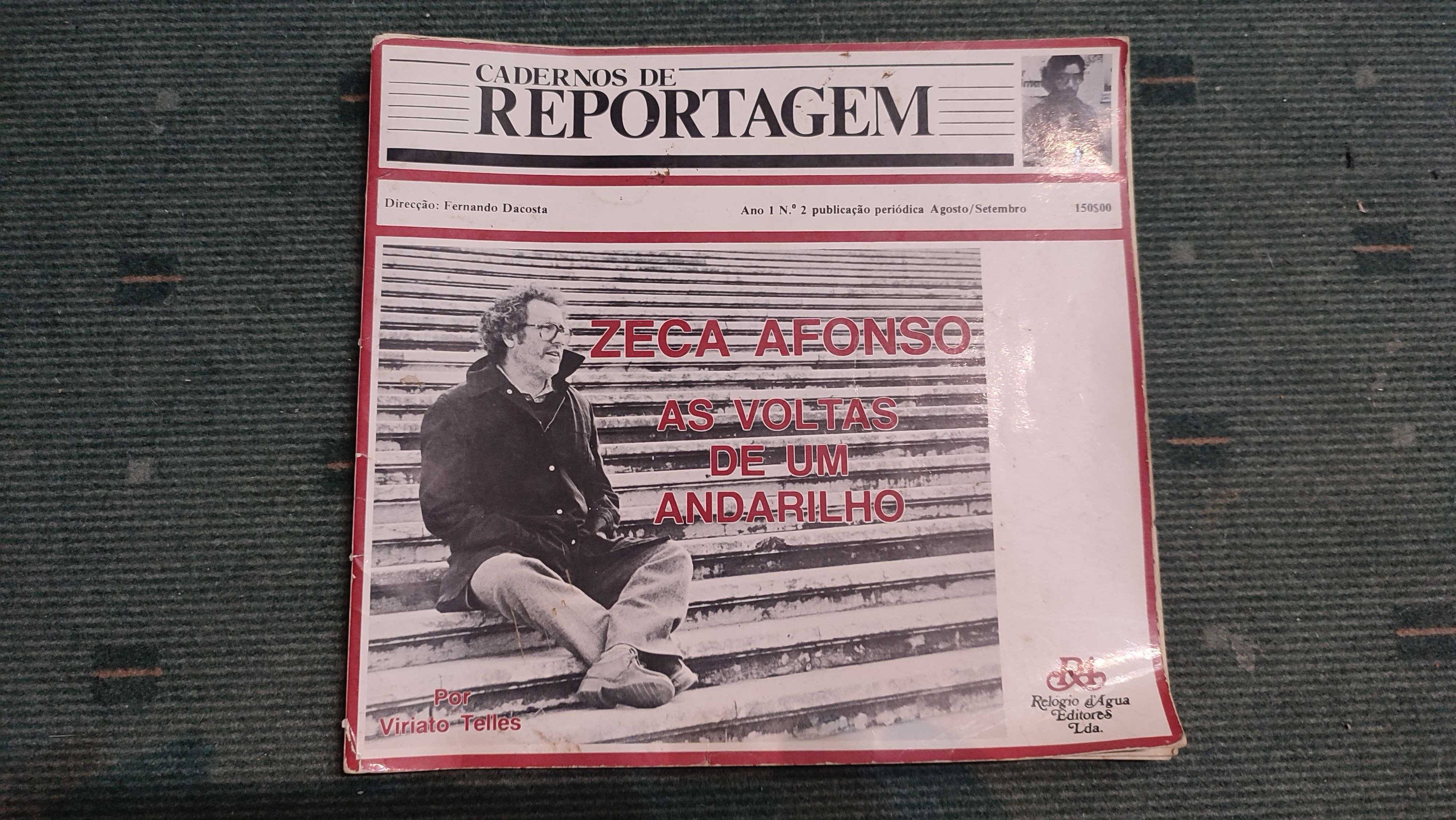 Zeca Afonso As Voltas de um andarilho - Fernando Dacosta