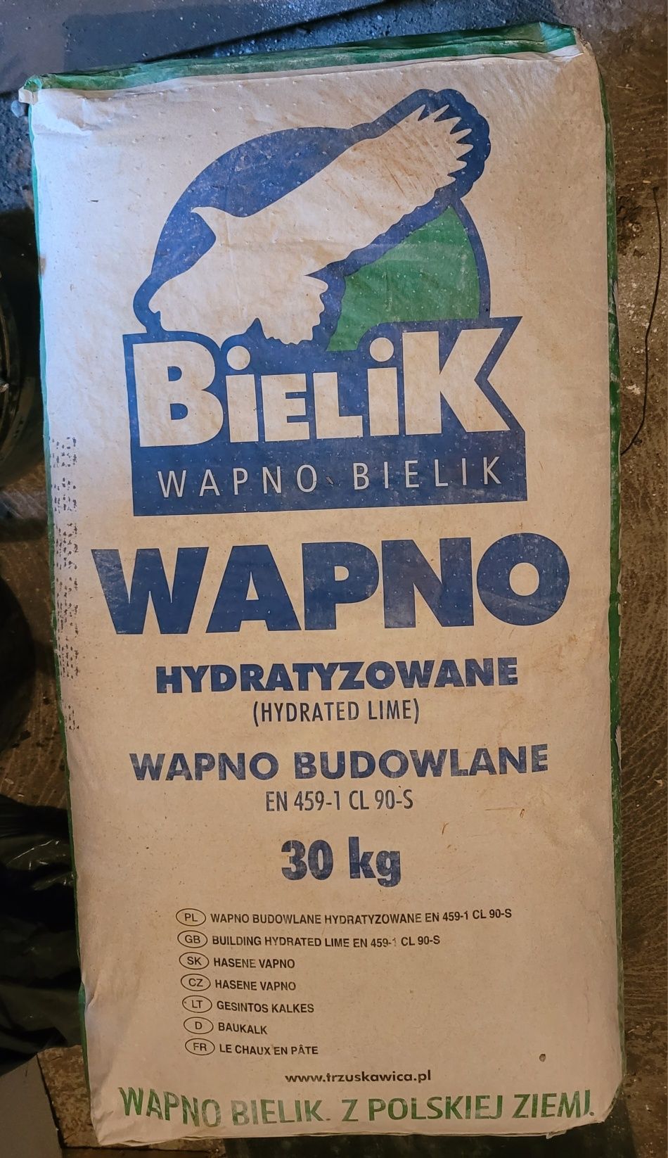 Wapno hydratyzowane Bielik 30 kg