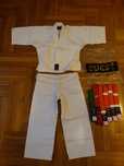 kimono Quest Kyokushin rozmiar 120 białe pas karate