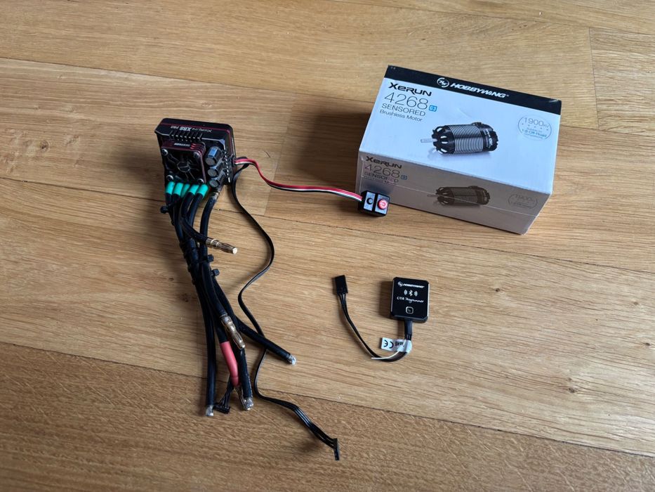 Combo Hobbywing XERUN XR8 Pro + 4268 + OTA mugen xray kyosho tekno hpi