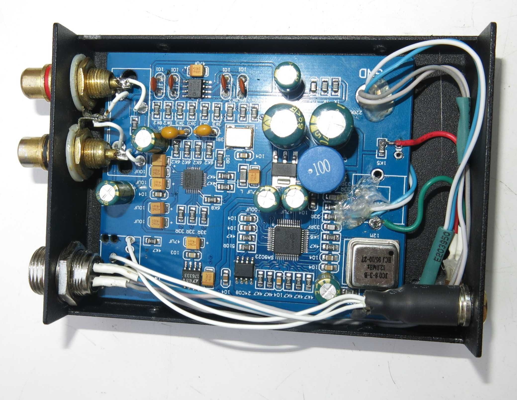 Dac (Цап) Es9018K2M+Ad823+Sa9023 Usb Hifi Dac в металлическом корпусе