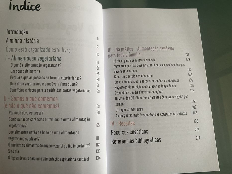 Livro “O Vegetariano” de Sandra Gomes Silva
