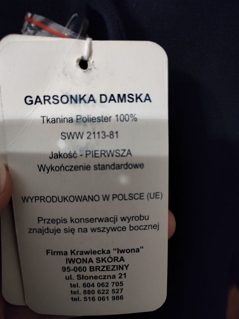 Garsonka damska rozmiar 46