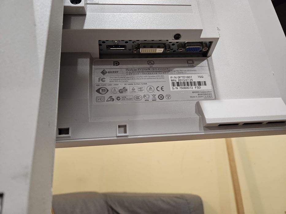 Monitor EIZO 23" EV2316W Flex scan