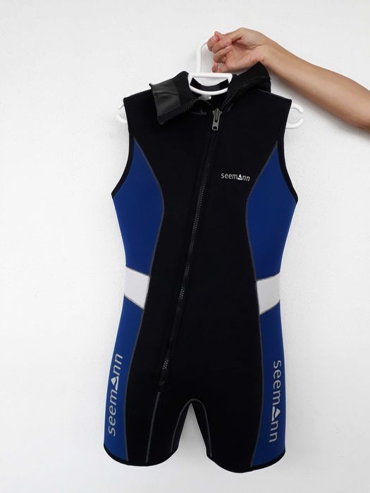 Pianka nurkowa krótka/ocieplacz Seemann Sub z kapturem, rozmiar 42