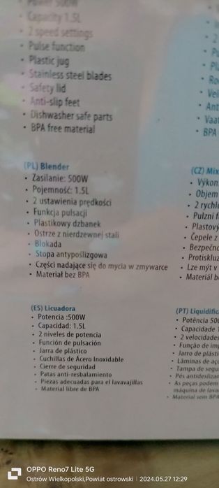 Blender kielichowy