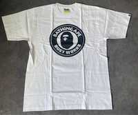 A Bathing Ape Bicolor Busy Works Tee Large White