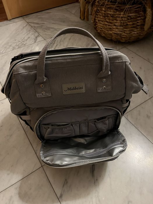 Mochila multifuncional para fraldas Midibeini