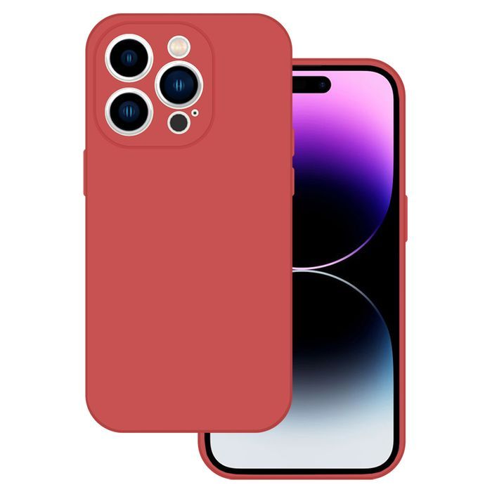 Tel Protect Silicone Premium Do Iphone 15 Pro Koralowy