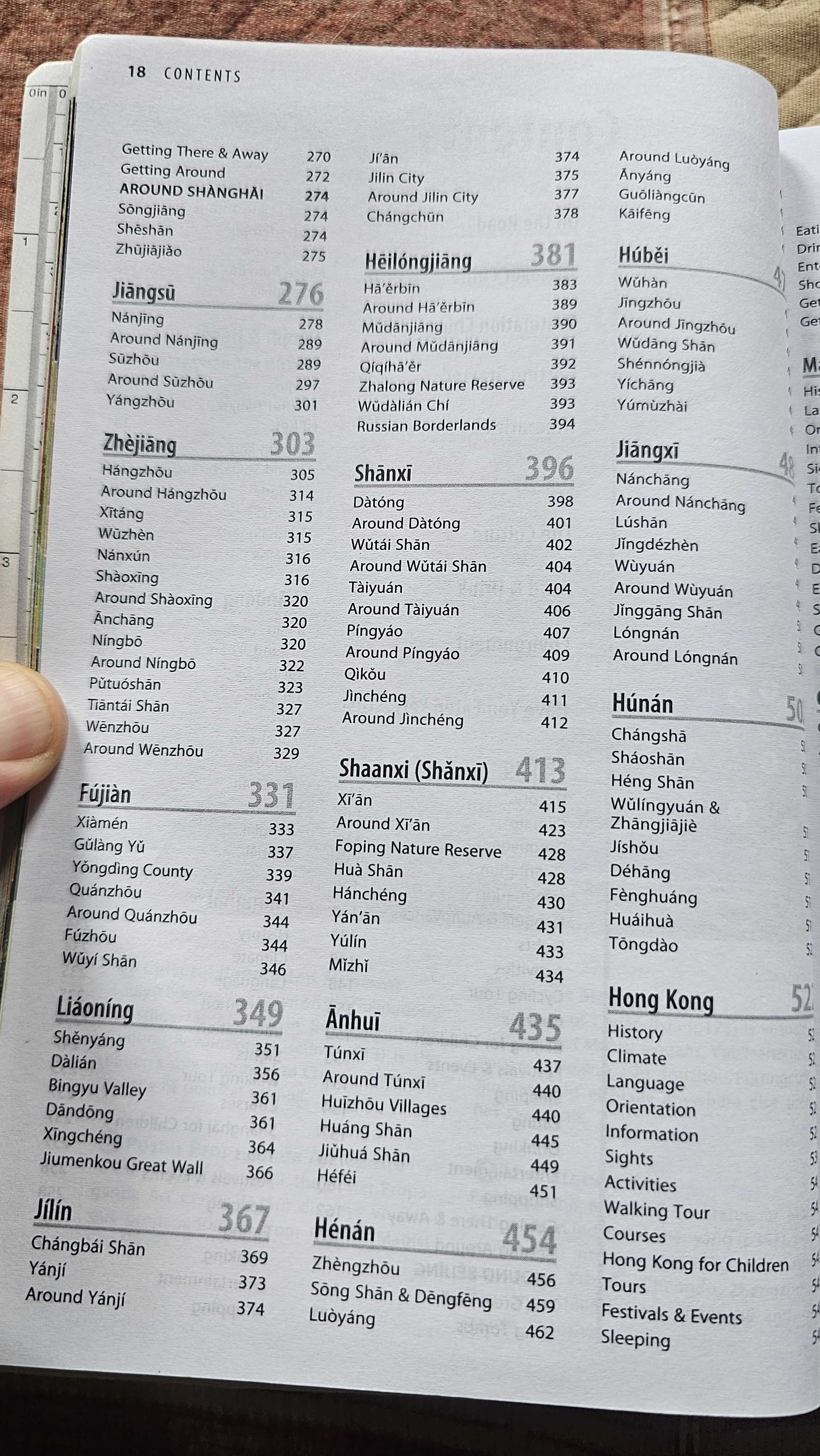 A9 China Przewodnik Lonely Planet 2009 po angielsku SPIS
