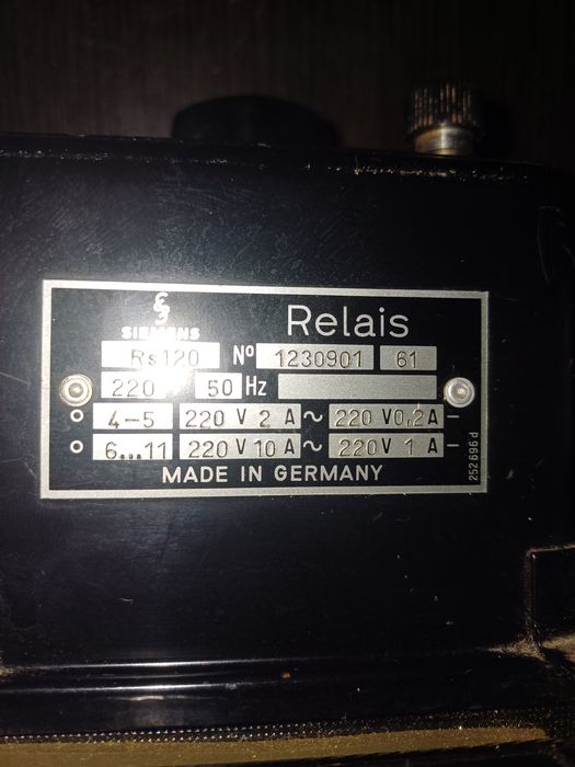 Реле времени Rs120, бу и реле ВЛ-25У4