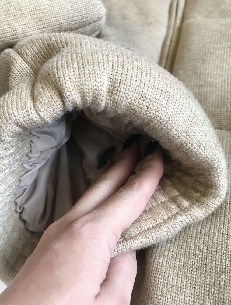 Куртка Коротка. ZARA. Іспанія. Вязка.. Camel. Плотна. XS роз. Нова