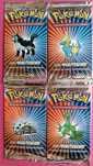 Pokémon Selados conjunto 4 boosters Ex Ruby & Sapphire Art Set 2004