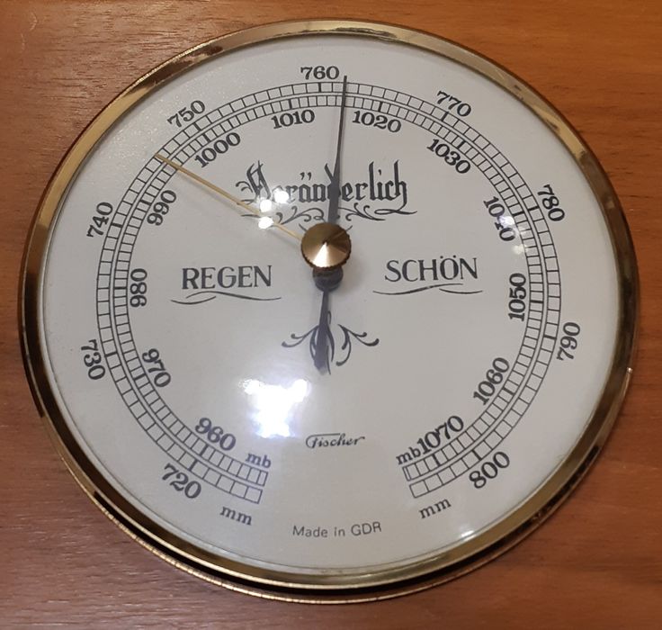 Барометр с термометром Fischer рабочий