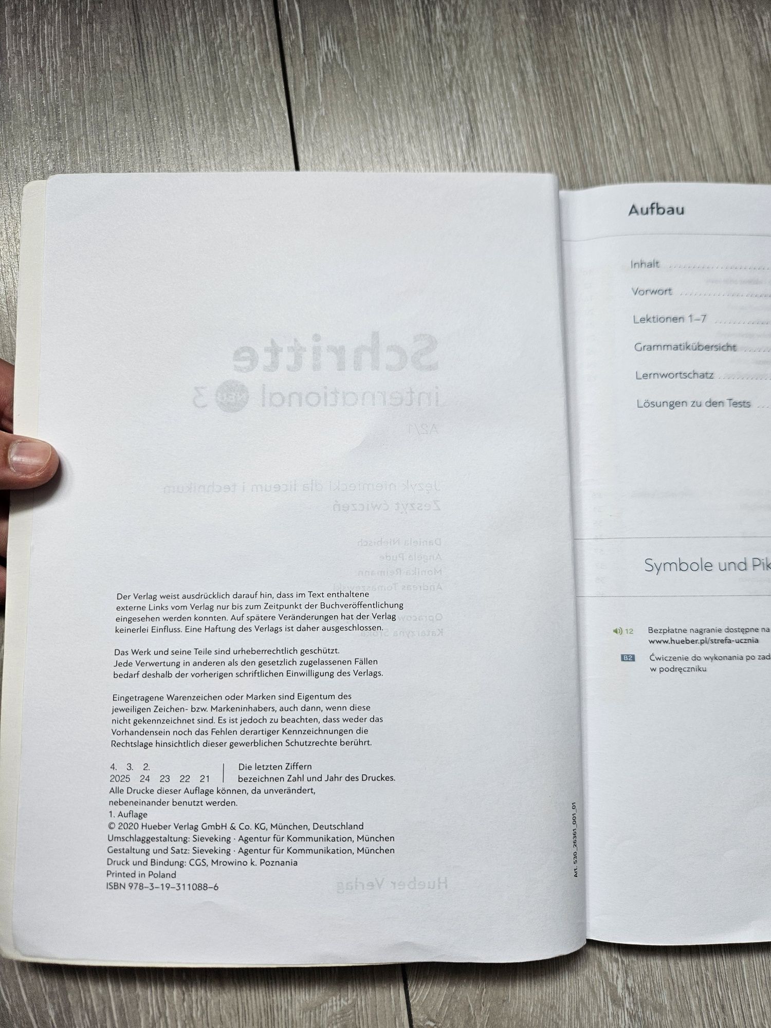 Schritte international 3 ćwiczenia do niemieckiego
