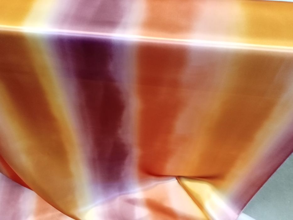 Tkanina atłas tęcza mix kolorów