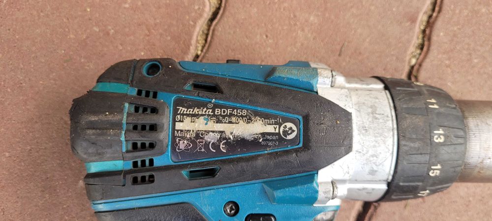 Wkrętarko wiertarka makita BDF 458 18V bardzo mocna