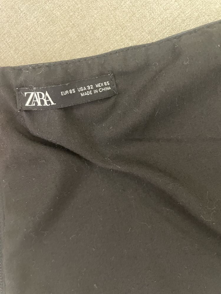 Кожаная баска zara