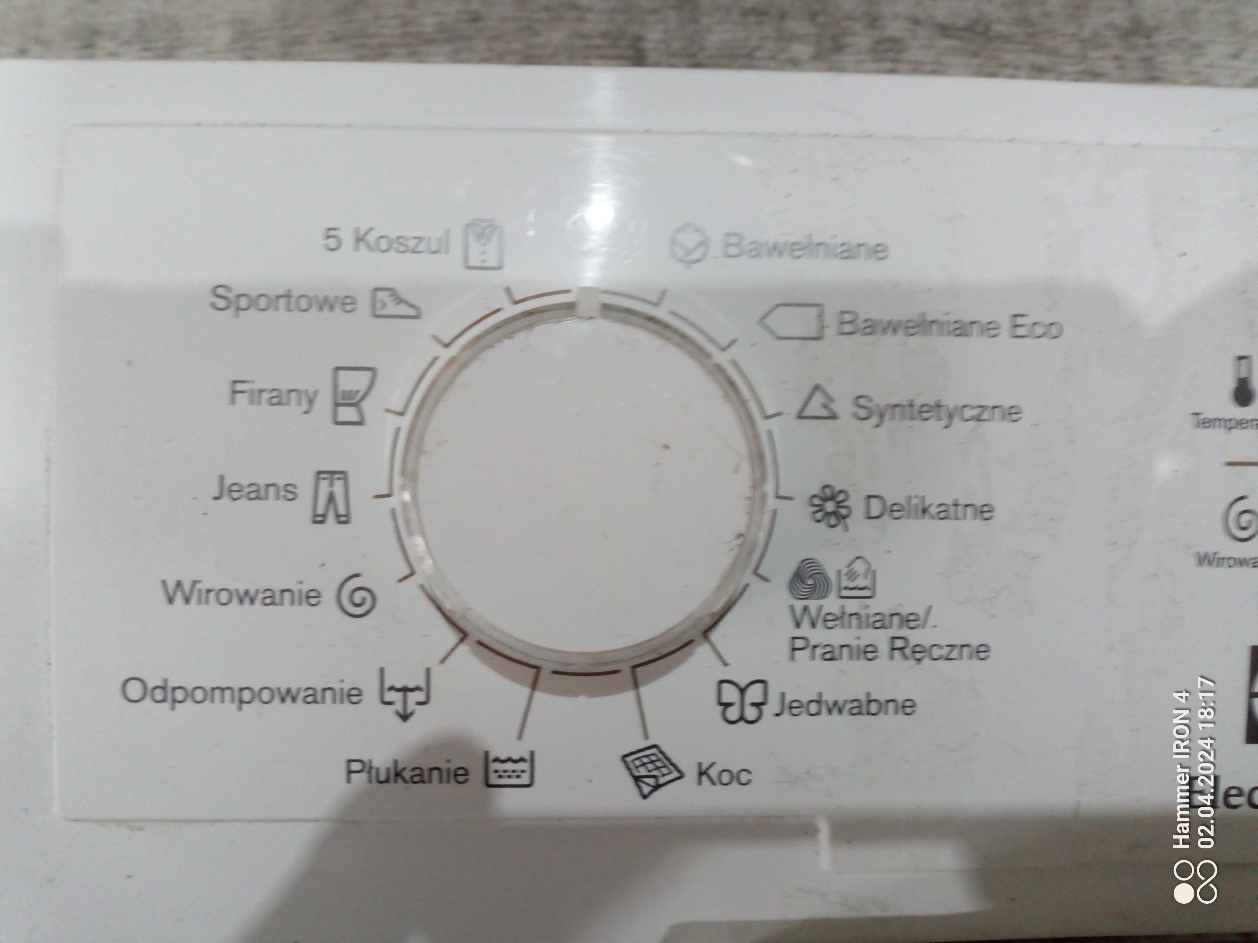 moduł wykonawczy wraz z panelem dotykowym do Electrolux EWT0862TDW