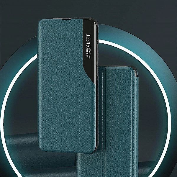 Etui Huawei P40 Lite pomarańczowy elegancki futerał etui z klapką i fu